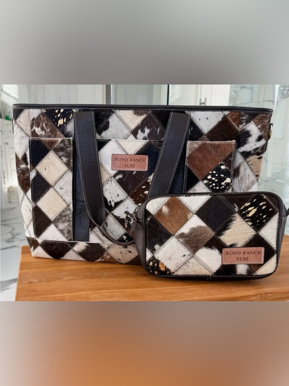 🖤 Matching Cowhide Travel Set 🖤